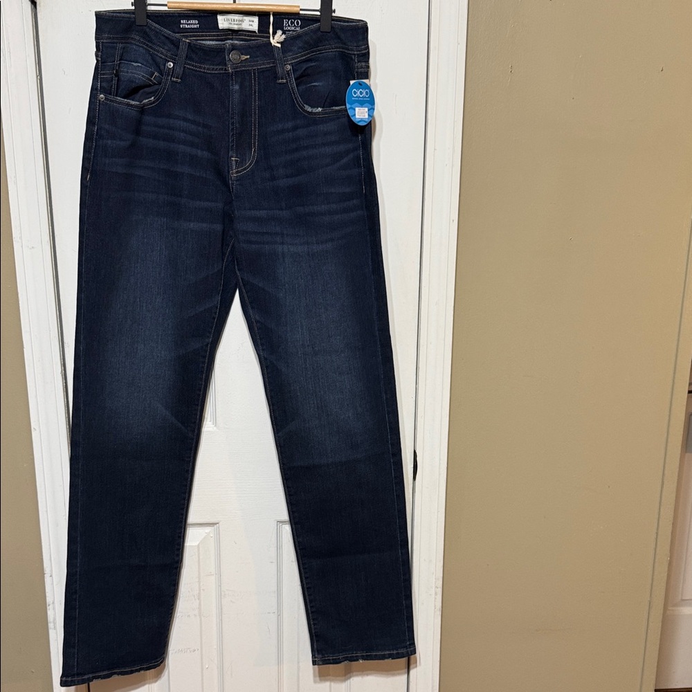 Liverpool Men’s Relaxed Jeans - Dark Indigo